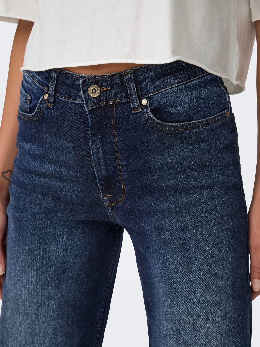 Only Madison jeans loose fit – dames - Blue Denim - L34