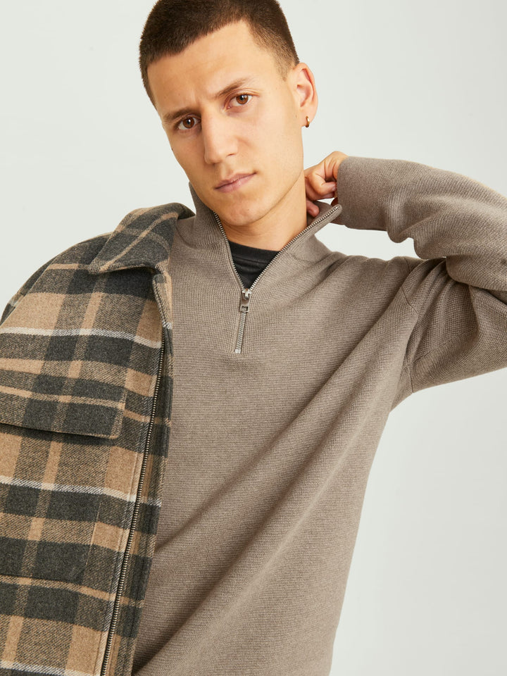 Jack & Jones 12259664 Blamilano trui zand – heren