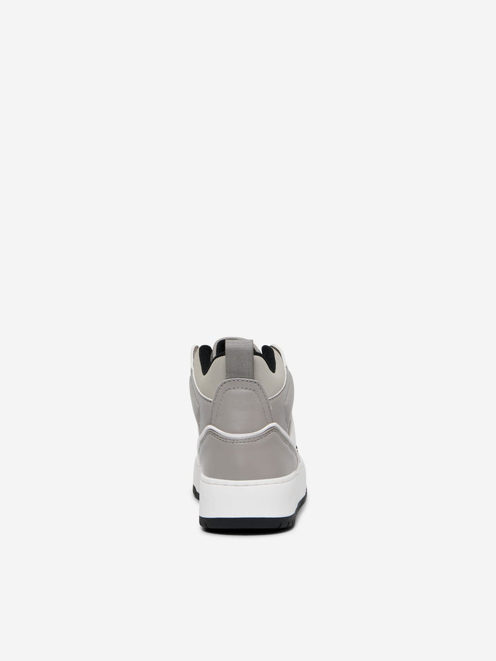 Only ONLSAPHIRE-2 PU HIGH SNEAKER antraciet – dames