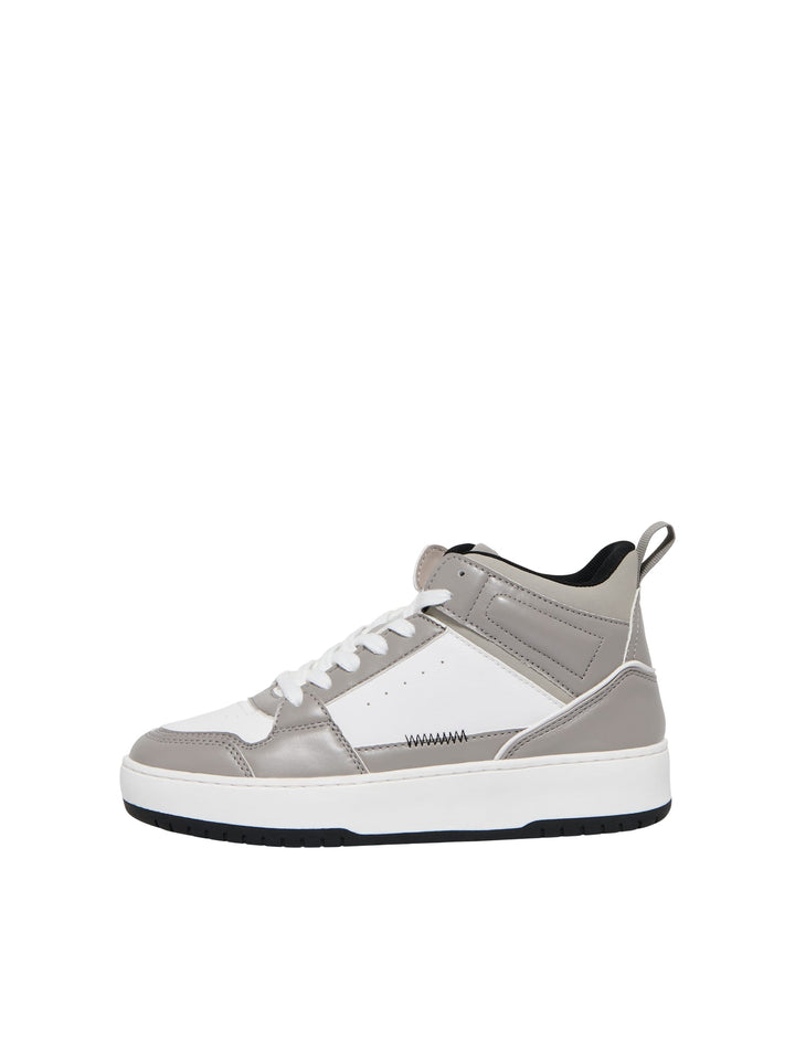 Only ONLSAPHIRE-2 PU HIGH SNEAKER antraciet – dames