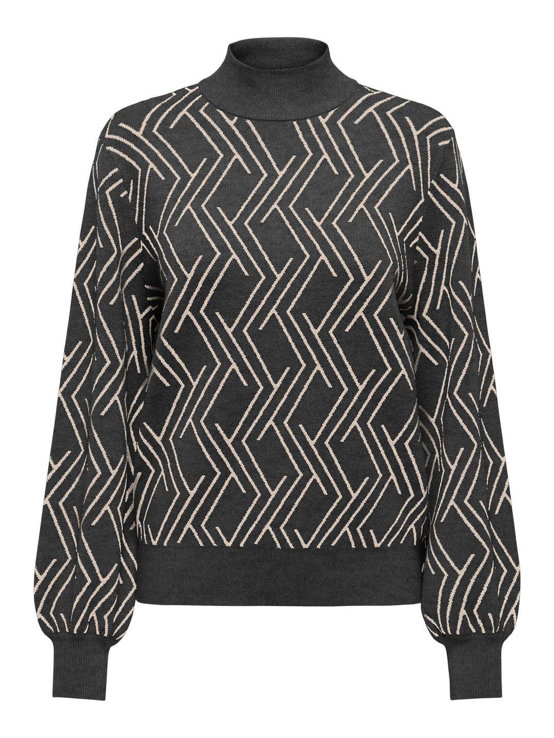 Only 15327635 Anny trui dames grijs dessin
