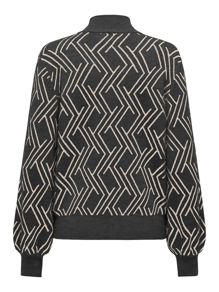 Only 15327635 Anny trui dames grijs dessin