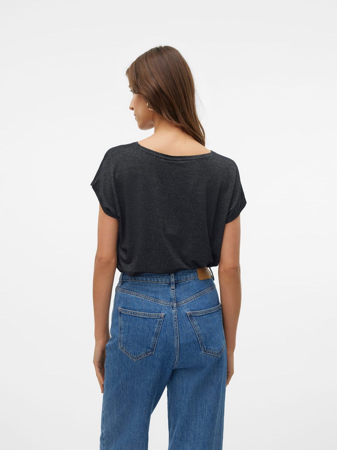 VERO MODA 10250488 lava T-shirt dames – zwart dessin