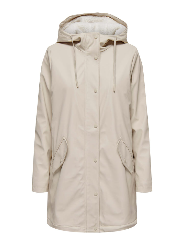 Only ONLSALLY regenjas beige – dames