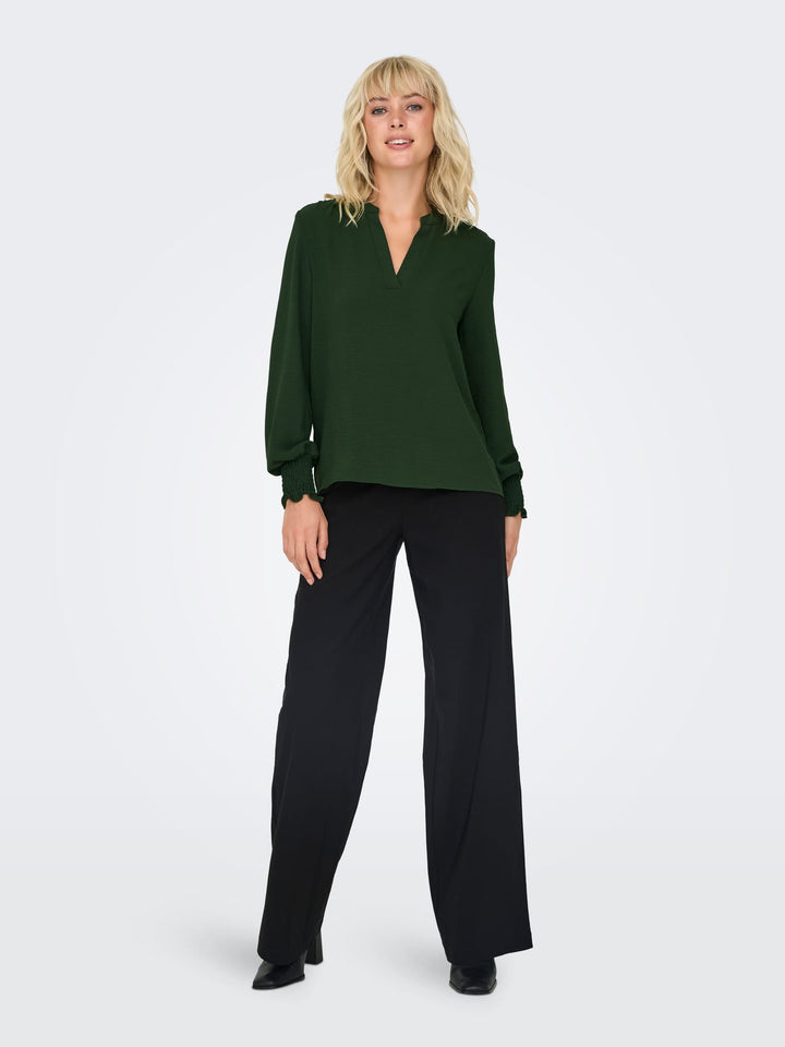 Only 15284309 mette top l/m dames groen
