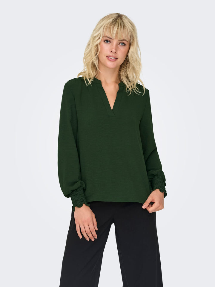 Only 15284309 mette top l/m dames groen