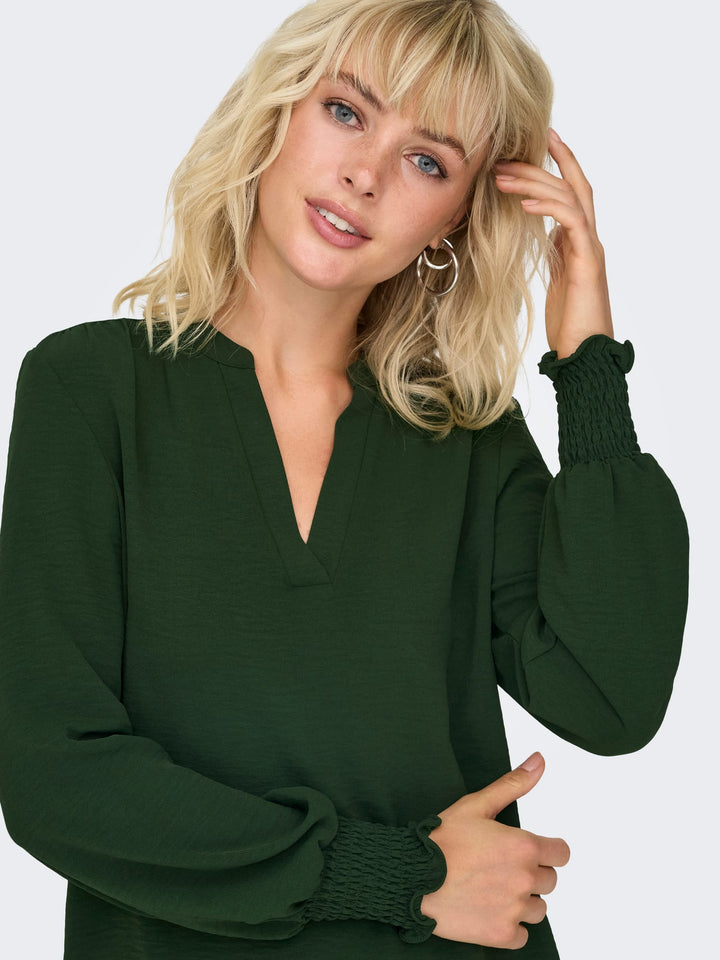 Only 15284309 mette top l/m dames groen