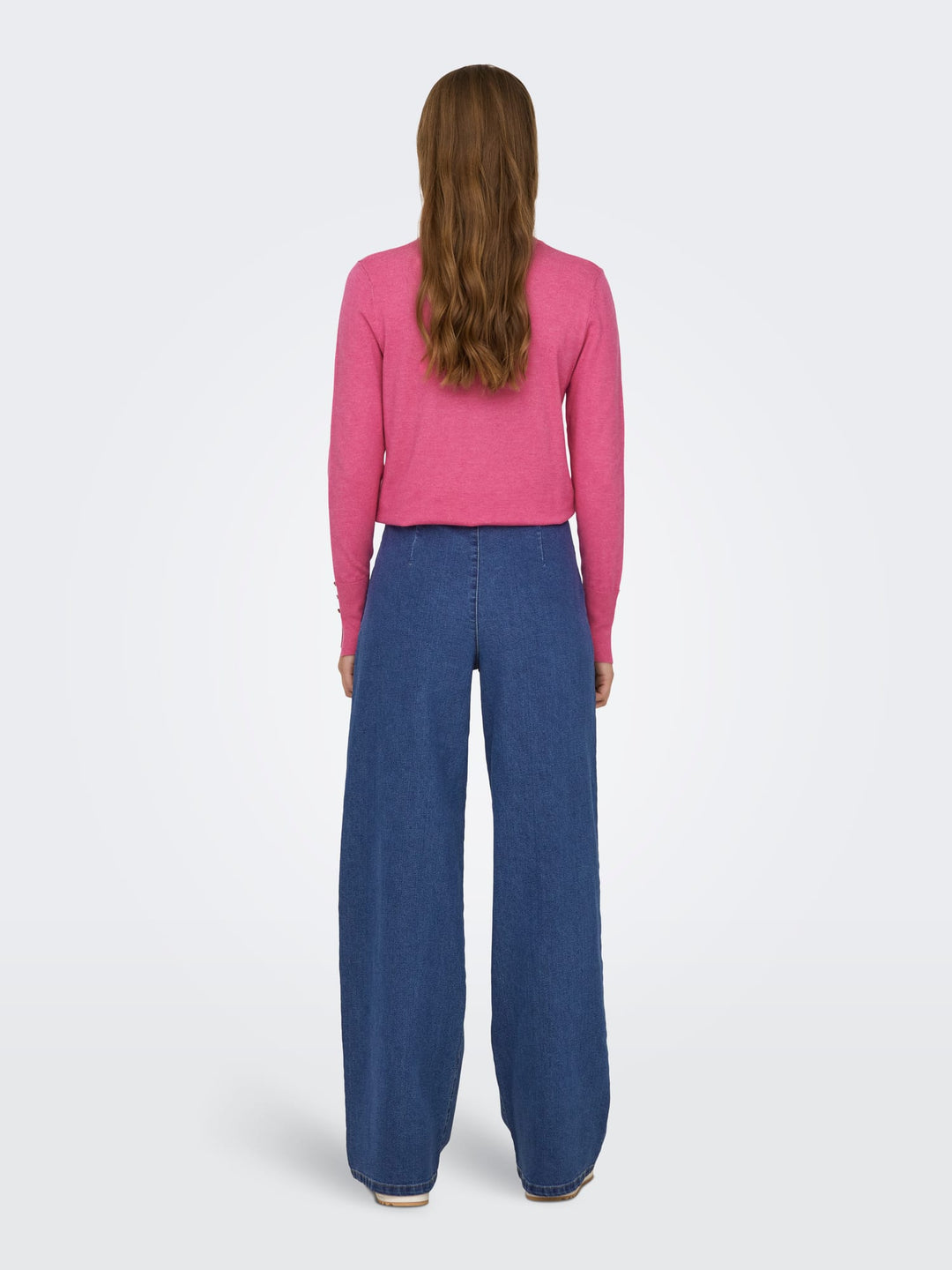 Only wide-leg jeans blauw denim – dames - Blue Denim - 32