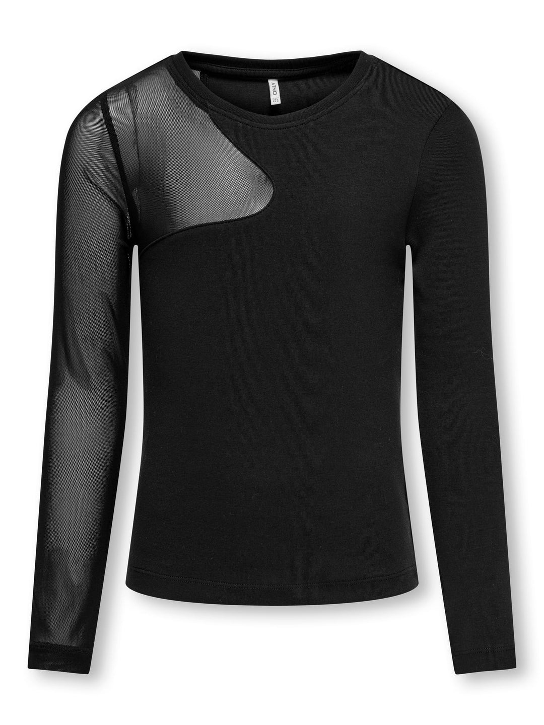 Kids Only colette zwart t-shirt l/m – meisjes