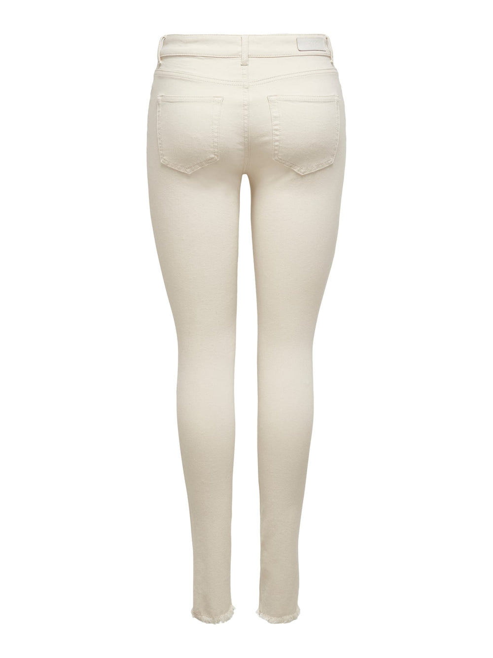 Only 15218655 Blush ecru skinny fit jeans – dames - L34
