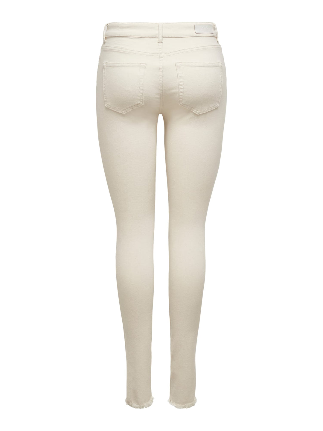 Only 15218655 Blush ecru skinny fit jeans – dames - L34