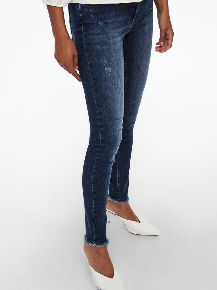 Only skinny fit jeans blauw denim – dames - Blue Denim - L32