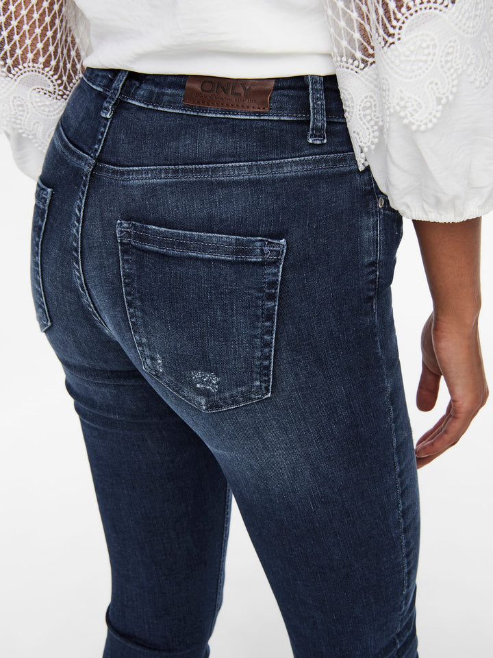 Only skinny fit jeans blauw denim – dames - Blue Denim - L32