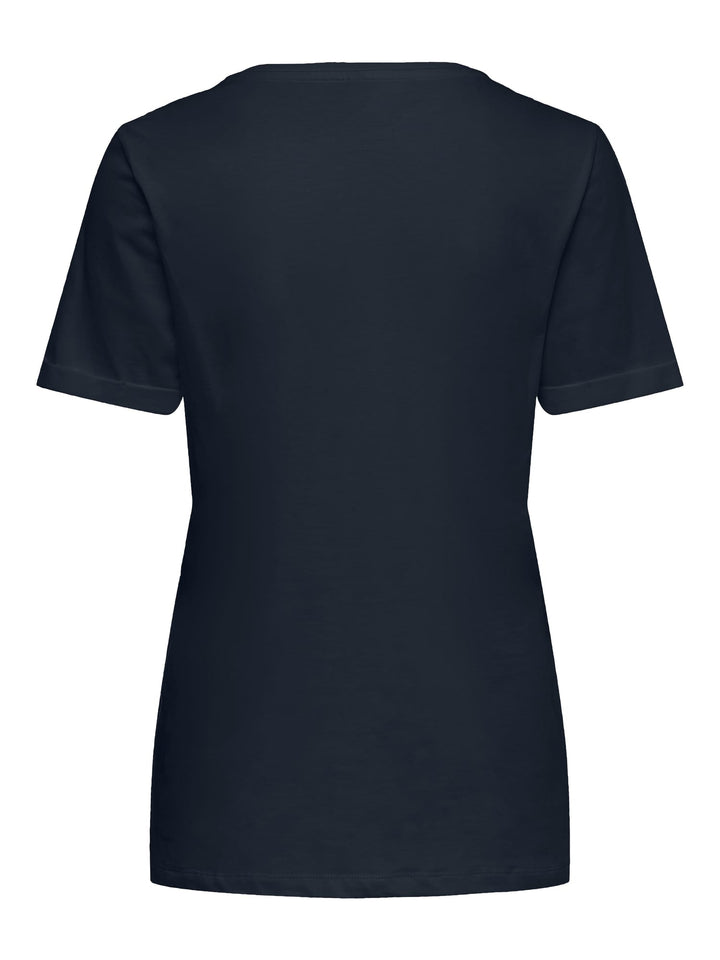 Only ONLKITA S/S TOP NOOS navy – dames t-shirt