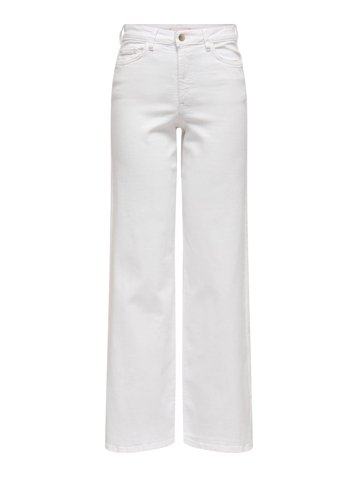 Jacqueline de Yong felina wide-leg jeans wit – dames - L34