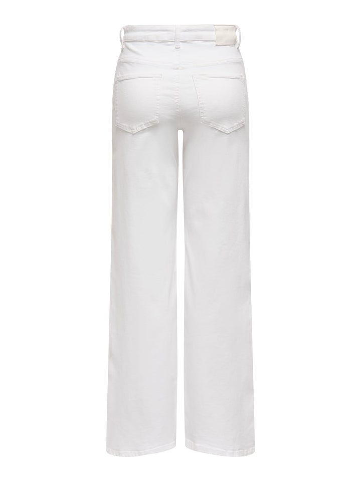 Jacqueline de Yong felina wide-leg jeans wit – dames - L34