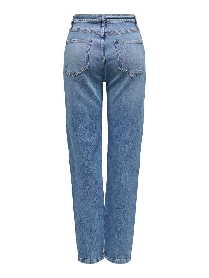 Only Gypsy jeans regular-straight fit – dames - Blue Denim