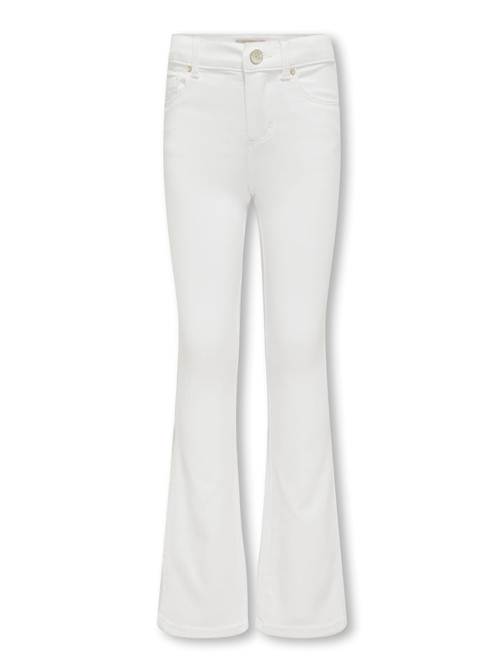 Kids Only flared jeans wit – meisjes