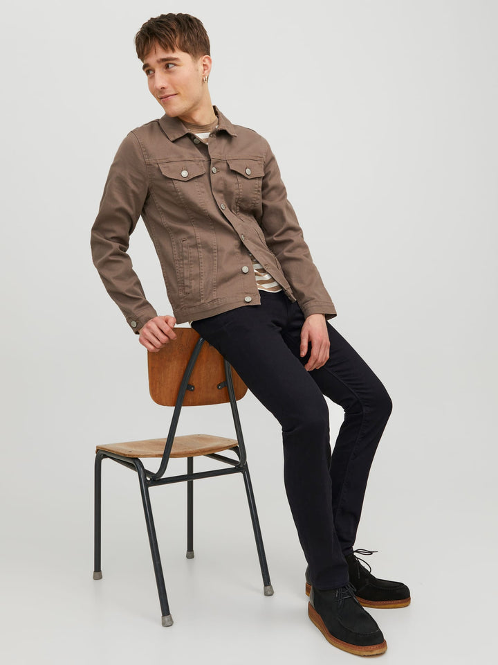 Jack & Jones slim fit jeans zwart denim – heren - Black Denim - L32