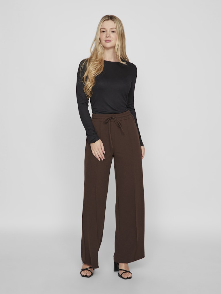 Vila Clua lange broek bruin – dames