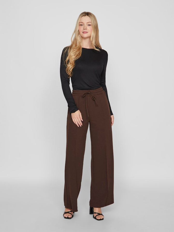 Vila Clua lange broek bruin – dames