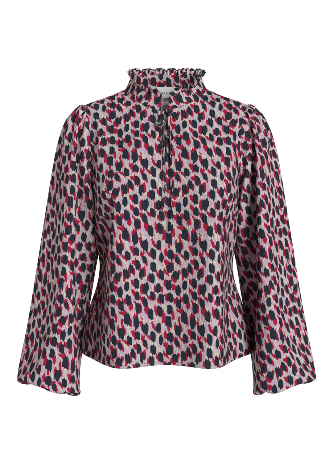 Vila Rinkle blouse rood dessin – dames