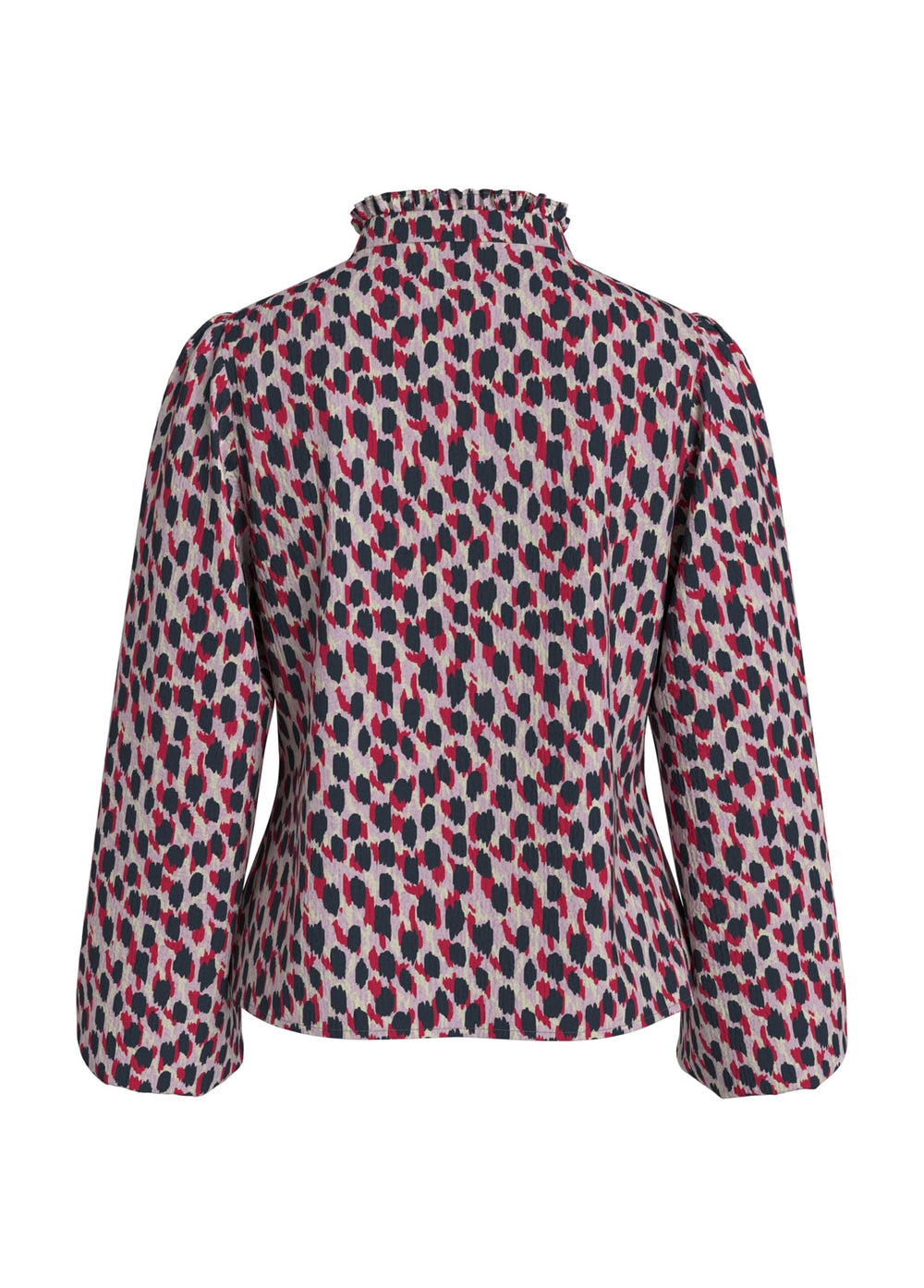 Vila Rinkle blouse rood dessin – dames