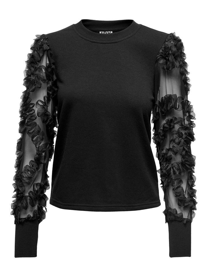 Jacqueline de Yong Fairview sweater zwart – dames