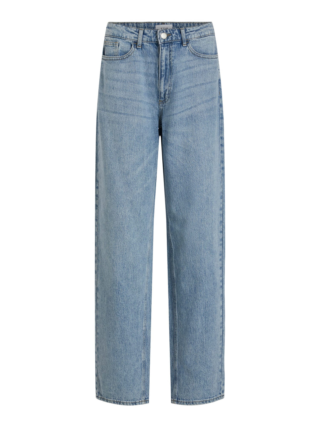 Vila 14084730 elly jeans regular-straight fit dames - Blue Denim - L32
