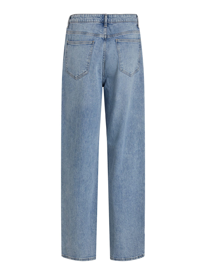 Vila 14084730 elly jeans regular-straight fit dames - Blue Denim - L32