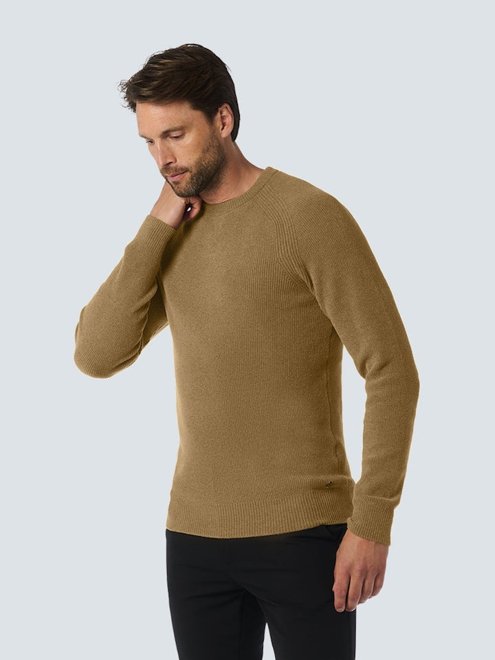No Excess pullover kaki – heren trui