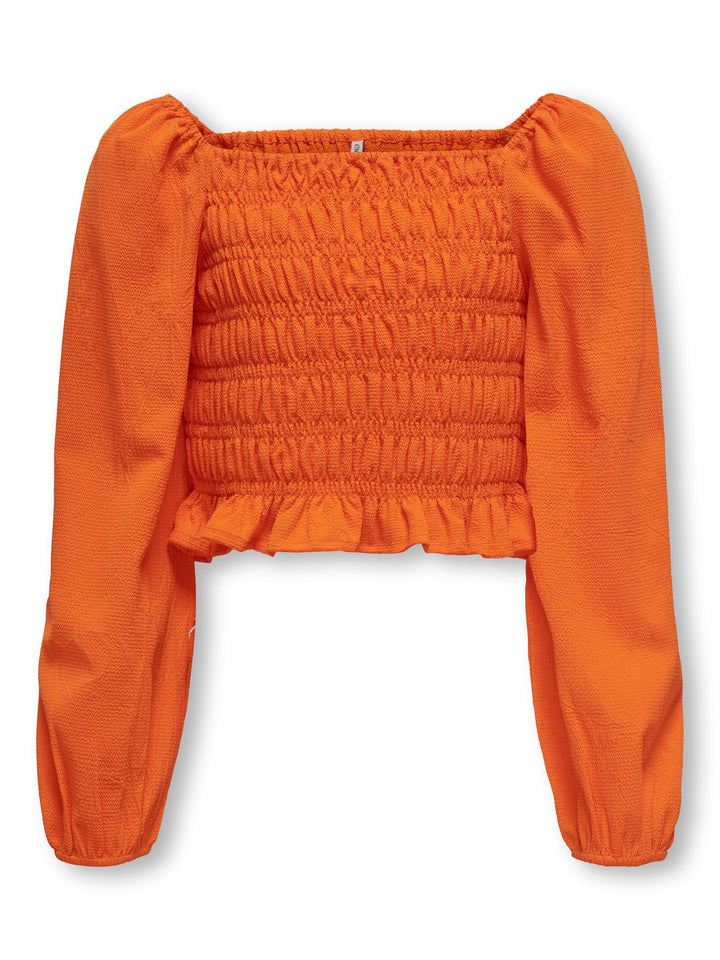 Kids Only KOGHELENE PUFF SLEEVE TOP – meisjes - Oranje