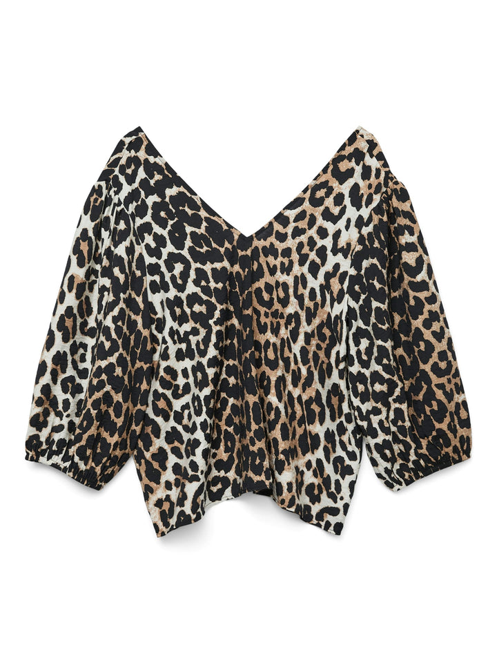 VERO MODA 10331457 josie blouse zwart dessin