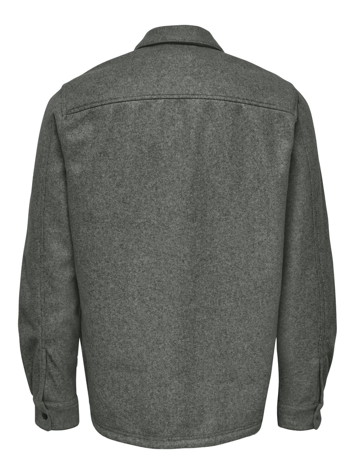 ONLY &amp; SONS 22023564 Ash overhemd l/m oud groen – heren