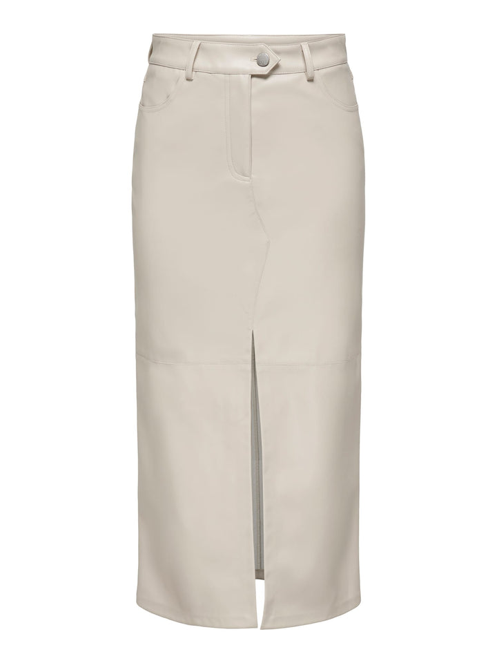 Only ONLRIMA rok midi dames beige – herfst/winter 2024
