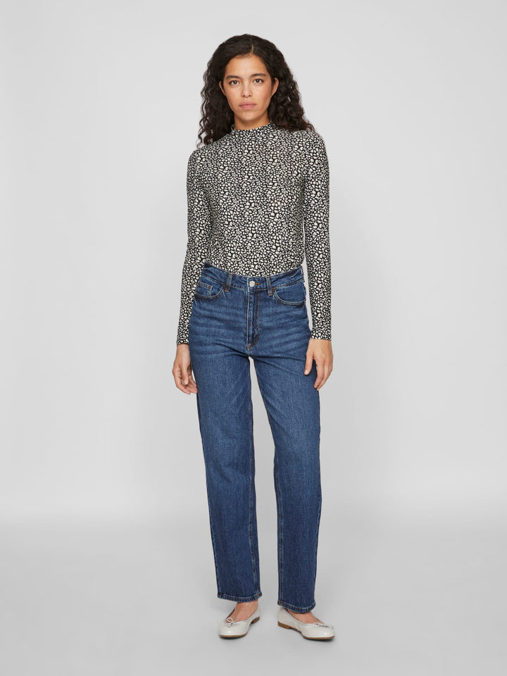 Vila VIKELLY JAF HW Straight Jeans - dames - Blue Denim - L32