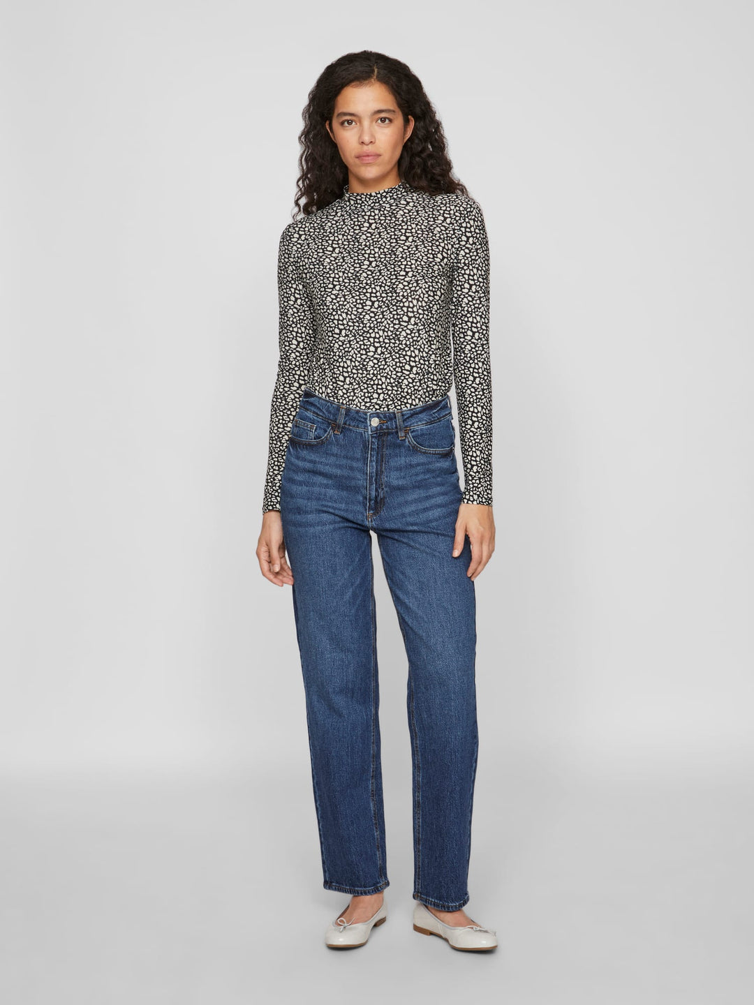 Vila VIKELLY JAF HW Straight Jeans - dames - Blue Denim - L30