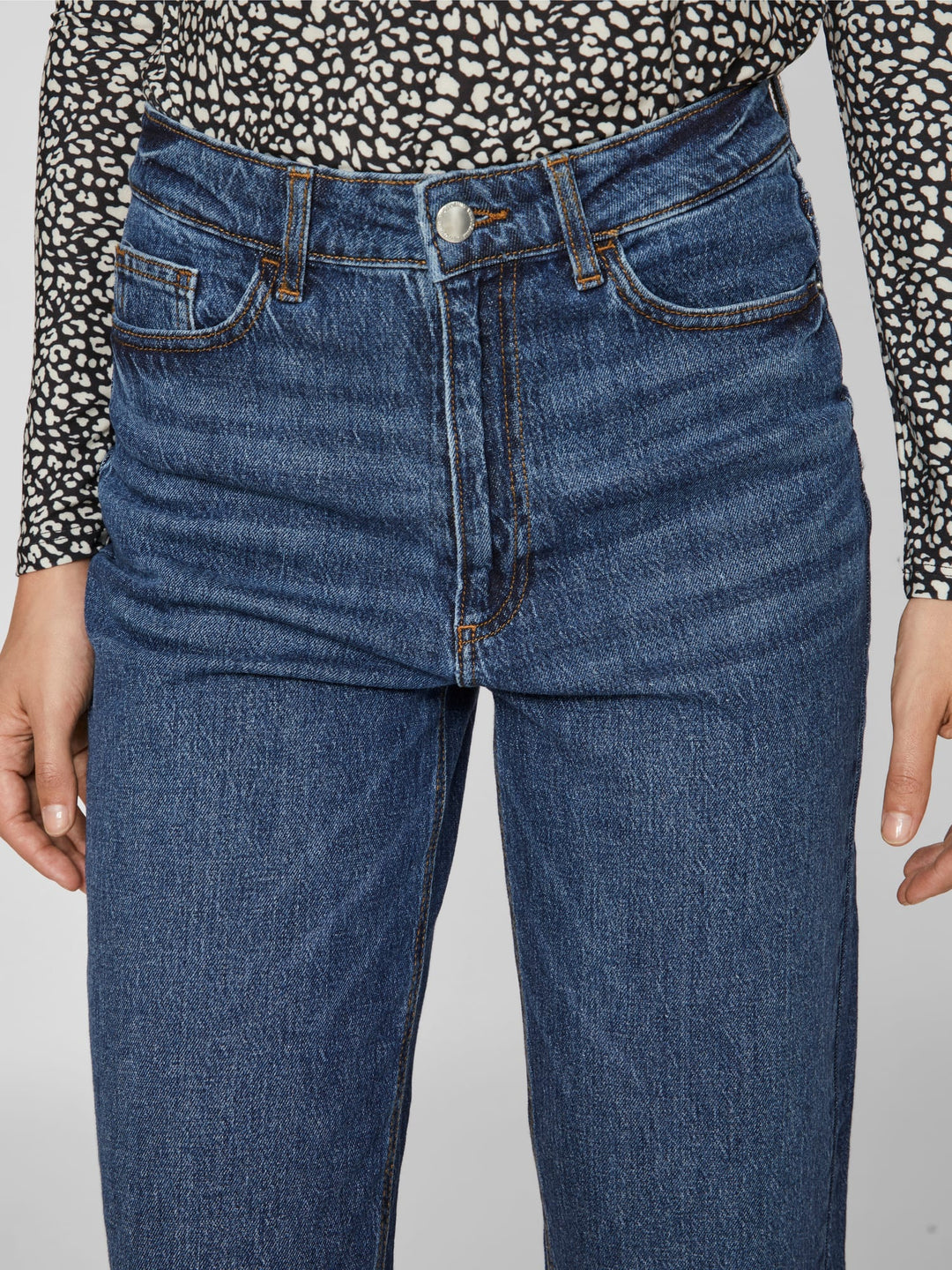 Vila VIKELLY JAF HW Straight Jeans - dames - Blue Denim - L30