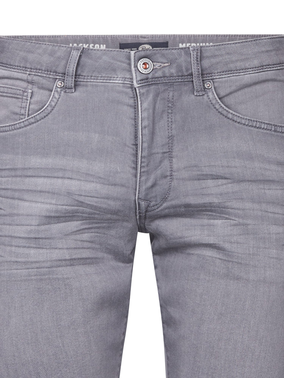 Petrol men M-ROS-SHO001 short denim heren - grijs - Grey Denim