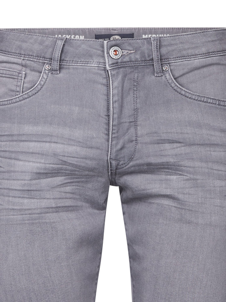 Petrol men M-ROS-SHO001 short denim heren - grijs - Grey Denim
