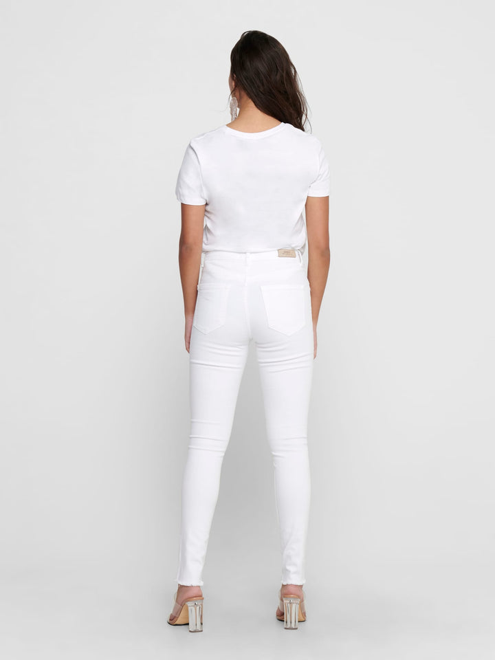 Only skinny fit jeans wit – dames - L30