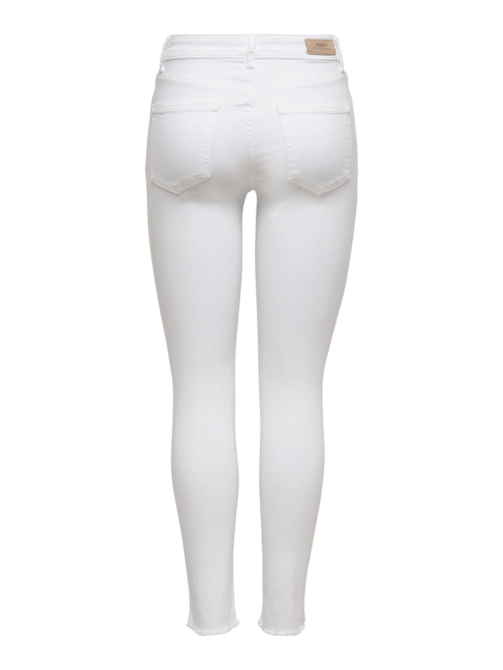 Only 15155438 Blush skinny fit jeans wit – dames - L34