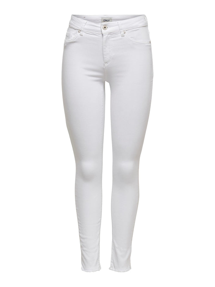 Only 15155438 Blush skinny fit jeans wit – dames - L32