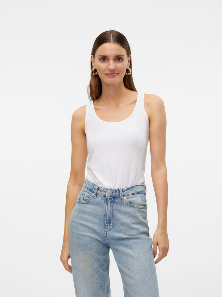 VERO MODA Lulu tank top off-white – dames