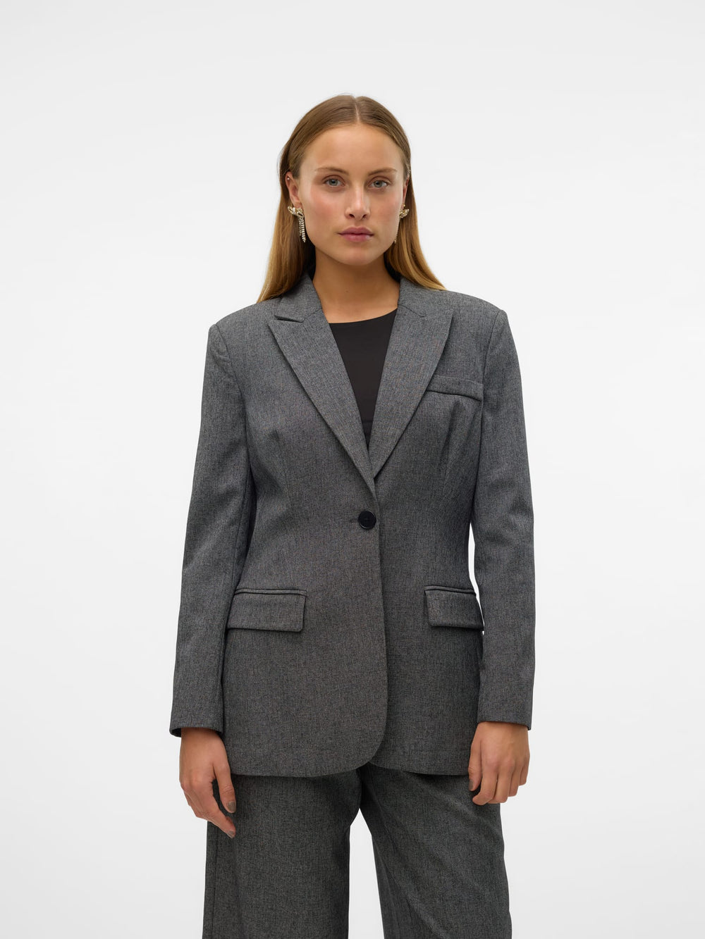 VERO MODA 10319734 Anni blazer dames antraciet