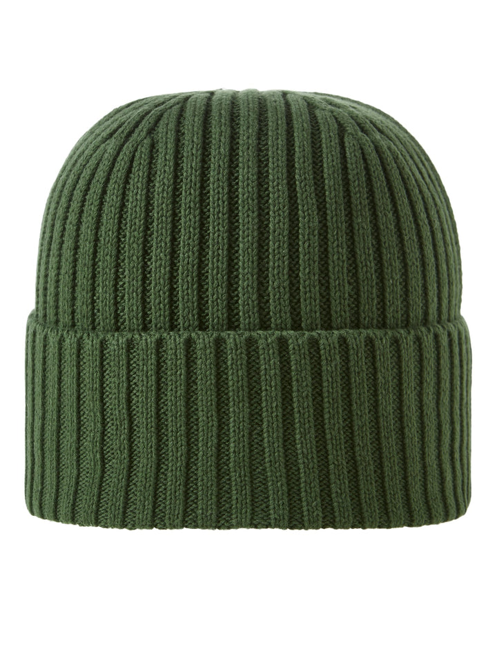 Jack & Jones JACPRIME COTTON BEANIE NOOS - donkergroen