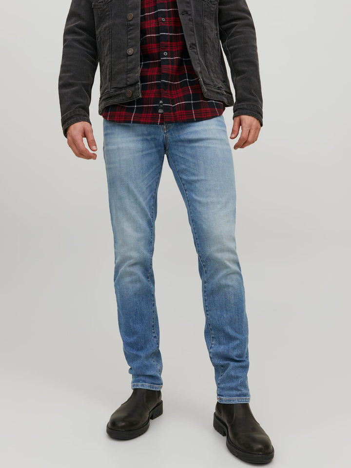 Jack & Jones Tim slim fit jeans – heren - Blue Denim - L32
