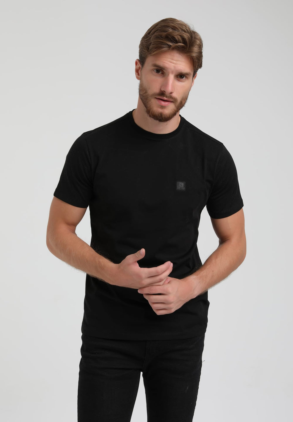Gabbiano BAZE T-shirt zwart – heren