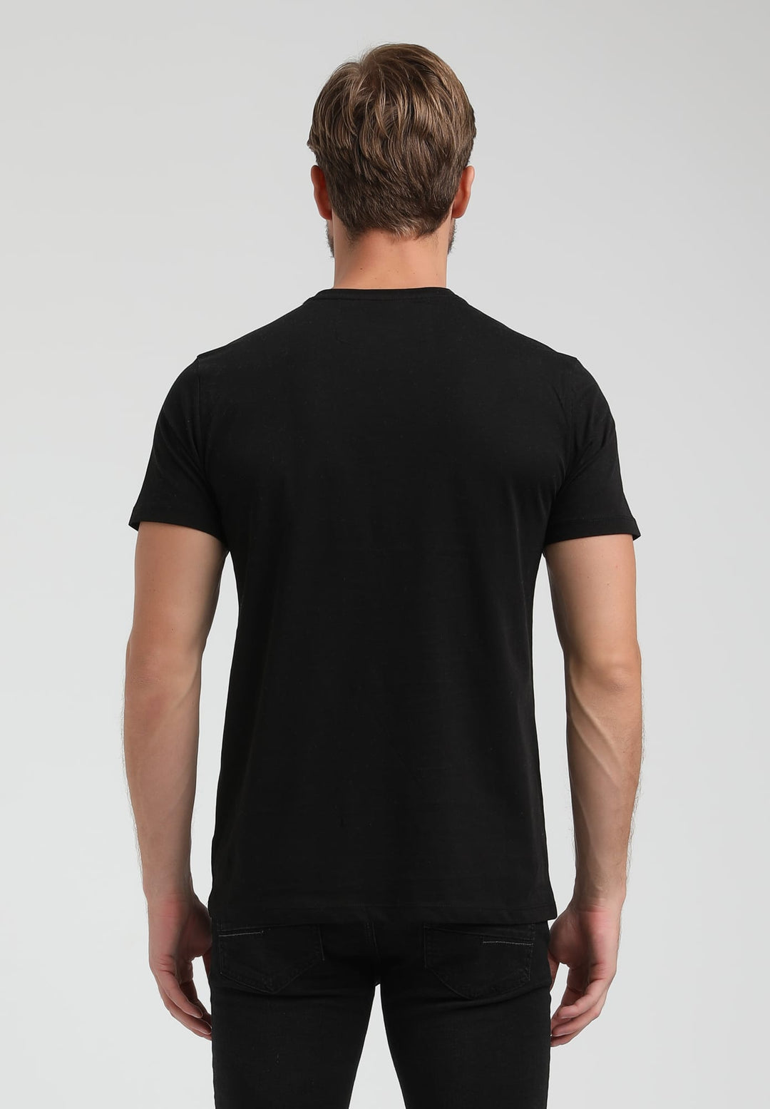 Gabbiano BAZE T-shirt zwart – heren