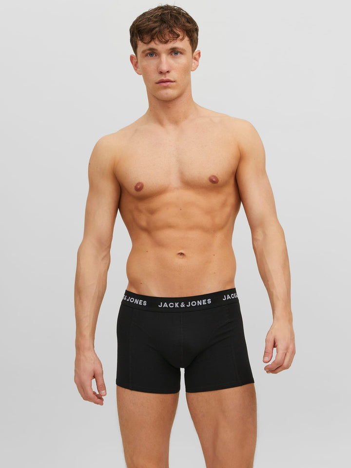 Jack & Jones JACANTHONY TRUNKS 3 PACK NOOS – heren - Zwart